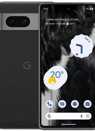 Смартфон google pixel 7 8/128gb obsidian esim 5g nfc oled 6.3" gorilla victus tensor g2 4k 4355 mah