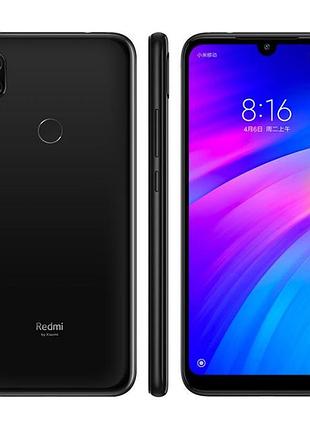 Смартфон xiaomi redmi 7 64gb black 12 мп + 2 мп 6.26" 4000 мач 4