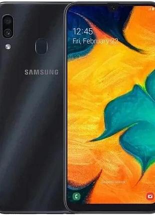 Смартфон samsung galaxy a30 3/32gb black, super amoled, exynos 7904, 16+5 мп, 4000 мач