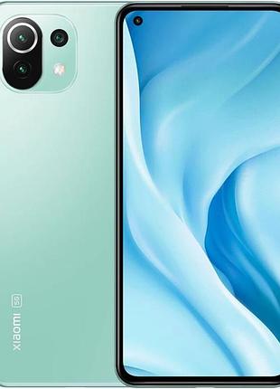 Смартфон xiaomi mi 11 lite 5g ne 6/128gb mint green 2sim 6.55" amoled 2400x1080 64мп/20мп full hd+ 4250 mah bluetooth 5.2 nfc