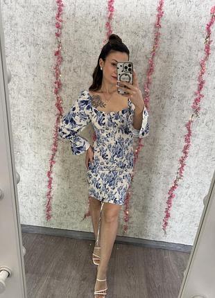 Сукня квіти резинка