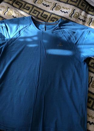 Футболка adidas xl розмір блакитна