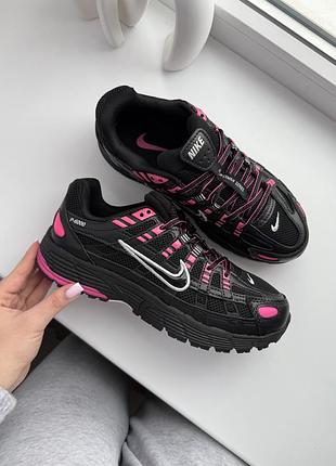 Nike p-6000 black pink, nike p-6000 жіночі кросівки, жіночі кросівки nike p-6000