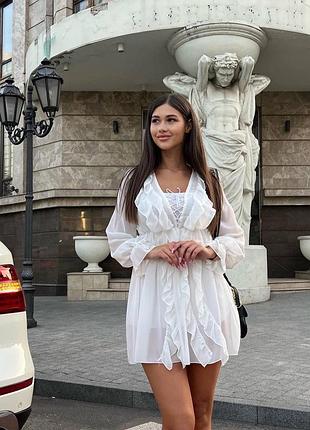 Ніжна сукня з шифону