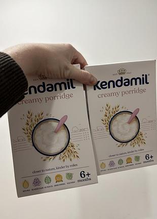 Новая детская каша кендамил kendamil creamy porridge