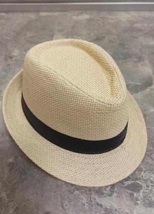 Капелюх з натуральної соломки 54см