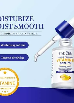 Сироватка з вітаміном е sadoer evening primrose vitamin e serum 30мл 1.05 oz