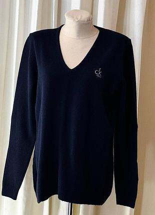 Шикарний брендовий шерстяний светр кофта