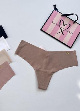 Бесшовные трусики виктория сикрет трусы victoria’s secret