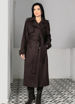 Чорне пальто класичне тепле міді чёрное пальто классическое.