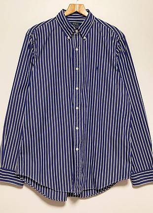 Чоловіча сорочка у смужку ralph lauren