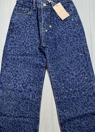 Якісні джинси loevia з камінчиками swarovski