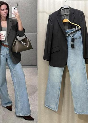 Джинси  палаццо від zara та піджак