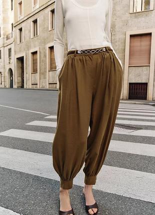 Брюки-бомбы с цепочкой