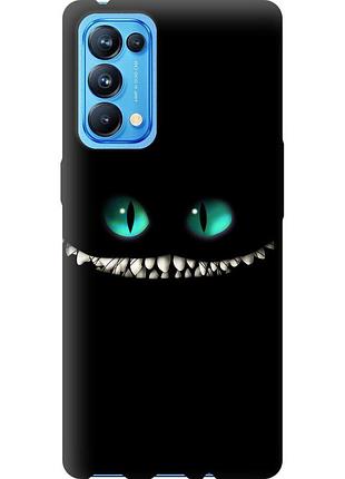 Чехол силиконовый на телефон oppo reno5 pro чеширский кот "689u-2239-58250"