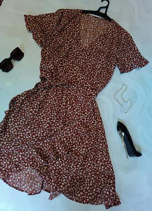 Летнее платье на запах