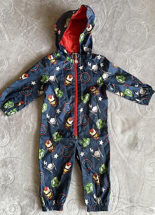 Комбінезон дощовик для хлопчика marvel 18-24 місяців