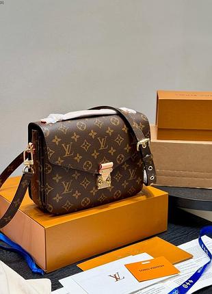 Pochette metis monogram brown