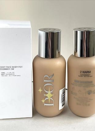 Оригінал. dior backstage face & body foundation тональнa основа для обличчя та тіла. 👉🏻відтінок 2w обʼєм 50 мл