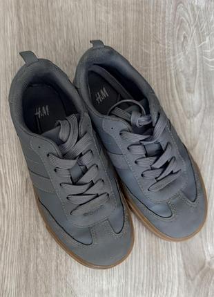 Кеди для хлопчика сірі h&m