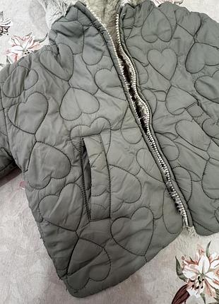 Куртка шубка двостороння 104 5