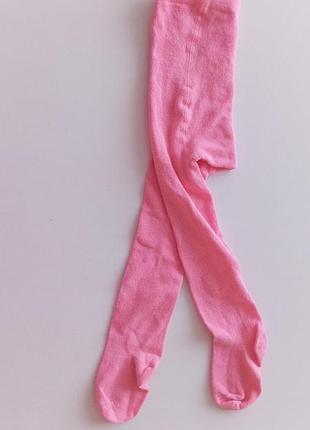 Розовые колготы для девочки h&amp;m 6-12умесяц