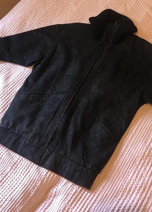 Шкіряна куртка оверсайз, натуральна замша