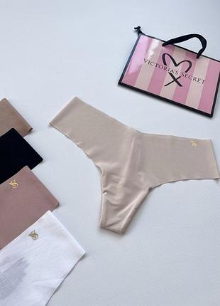 Бесшовные трусики виктория сикрет трусы victoria’s secret