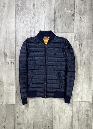 The kooples куртка пуховик s размер стеганая демисезонная синяя