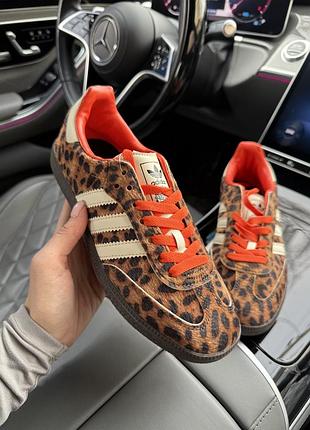 Кеди adidas samba og preloved red leopard