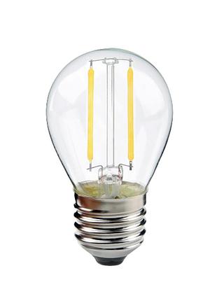 Лампа светодиодная "filament ball-4" 4w 4200к e27