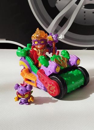 Машинка superthings "kazoom kids" спайк-роллер кактус, набор «spike roller cactus» казум super things казум суперсінгс kazoomkids