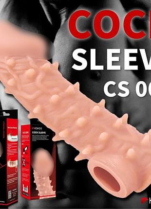 Насадка на член kokos cock sleeve cs 005 l