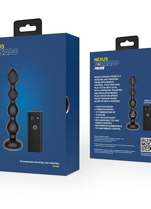 Анальный вибратор nexus tornado probe edition 8