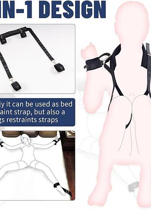 Бдсм набор lockink yeahwow bed restraint set 2
