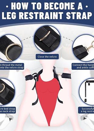 Бдсм набор lockink yeahwow bed restraint set 6