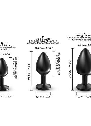 Анальная пробка dorcel onix plug s 4