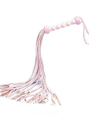 Флоггер liebe seele white & pink кожа (sx2833) 3