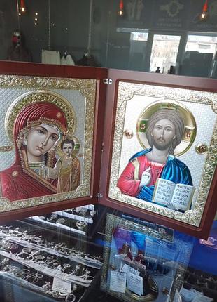 Венчальная икона на дереве