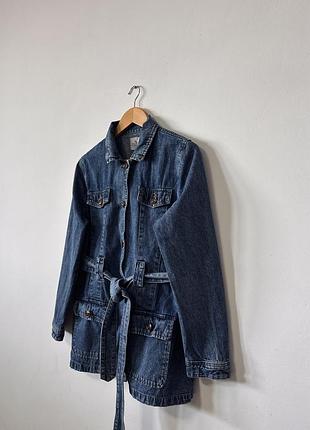 Джинсовая рубашка из плотной ткани🌿