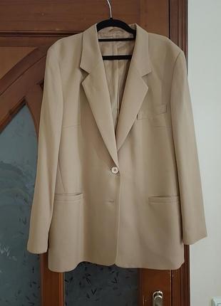 Жакет шерстяной,100%шерсть, пиджак классический, изысканный жакет