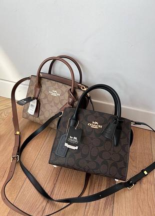 Сумка coach натуральна шкіра