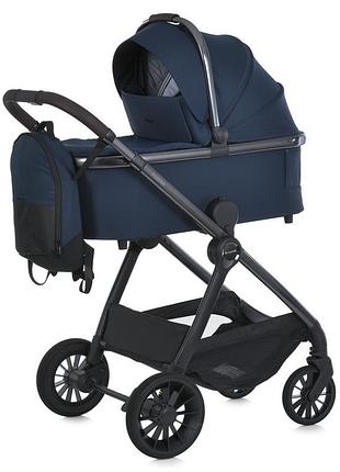 Детская универсальная коляска 2 в 1 riviera me 1183 iris blue