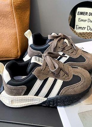 Кросівки замш+еко шкіра