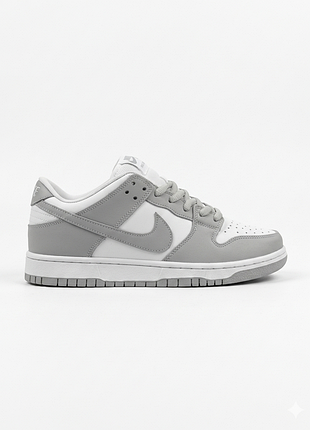 Nike sb dunk low grey white | сіро-білі | 36-45 | нові
