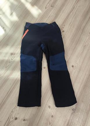 Quechua decathlon h&amp;m брюки из эластичного софтшелла, (водоотталкивающие и ветрозащитные)