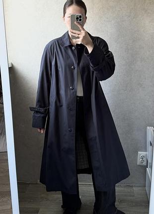 Тренч синій