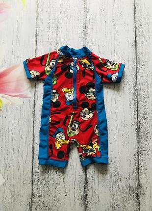 Крутой комбинезон для купания купальник disney 6-9мес