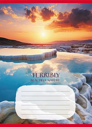 Тетрадь ученическая "невероятно красивая природа" 024-560107l-1 в линию, 24 листа