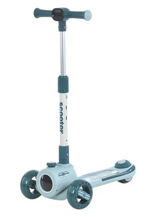 Самокат детский трехколесный jr3-135-g, колеса со светом